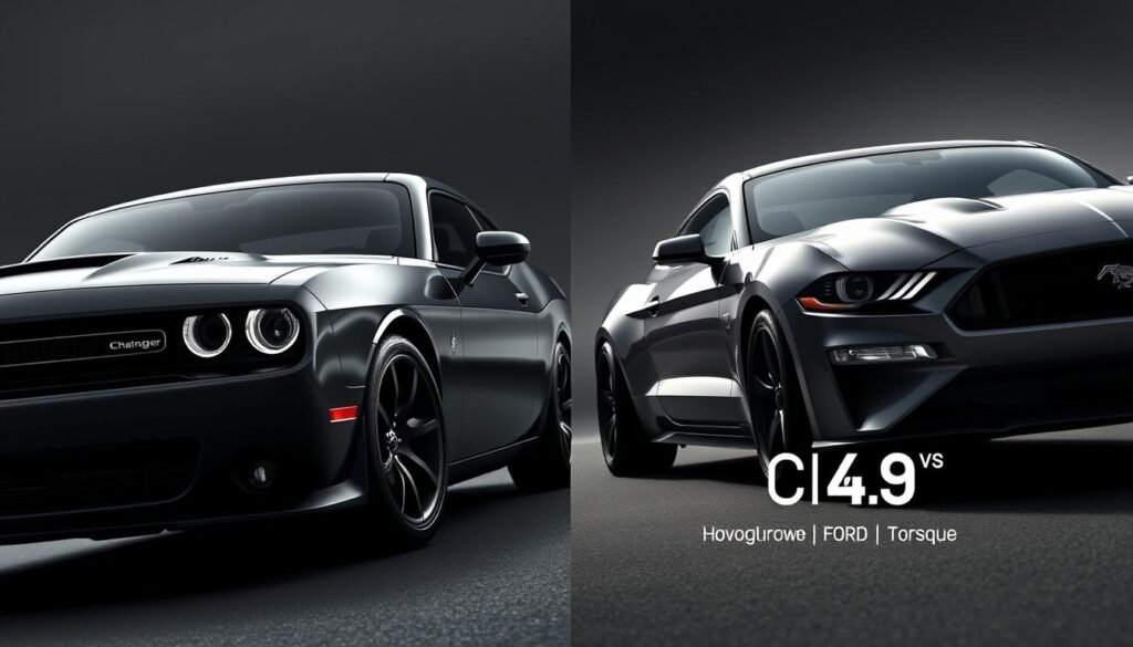 horsepower comparison dodge challenger performance ford mustang performance