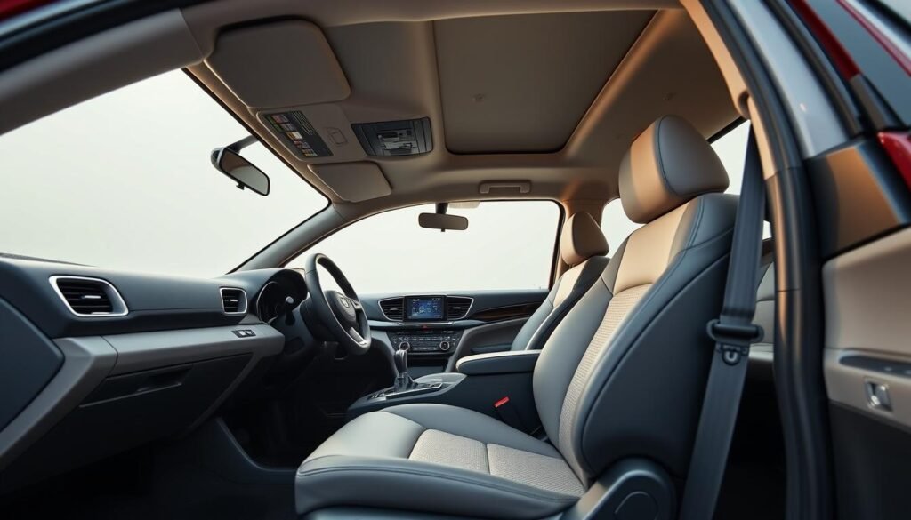 hyundai santa cruz interior details