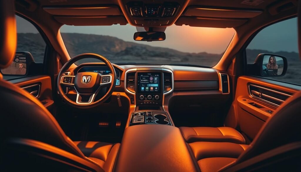 luxury interior of dodge trx