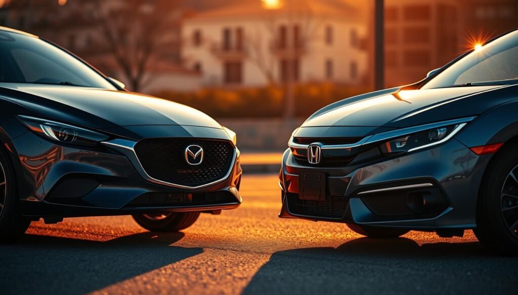 mazda 3 vs honda civic fuel efficiency