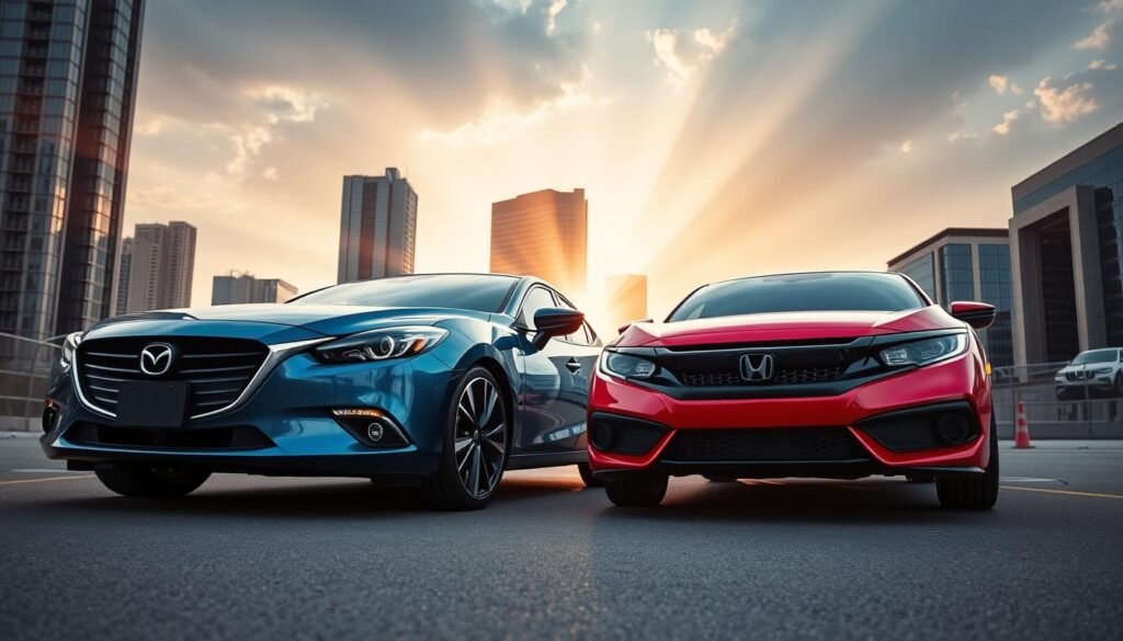 mazda 3 vs honda civic performance