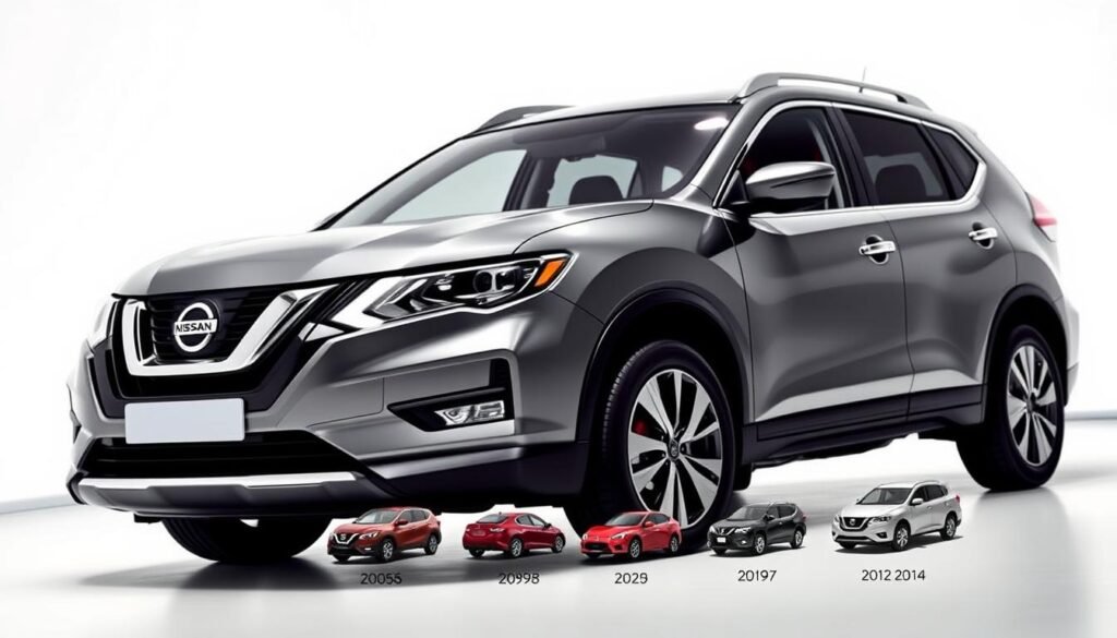 nissan rogue model history