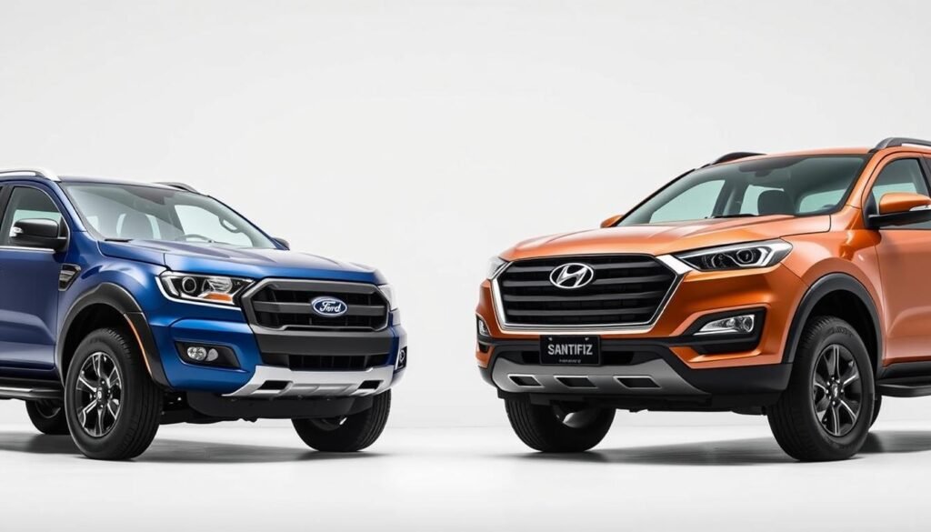 price comparison of Ford Maverick and Hyundai Santa Cruz price comparison of Ford Maverick and Hyundai Santa Cruz