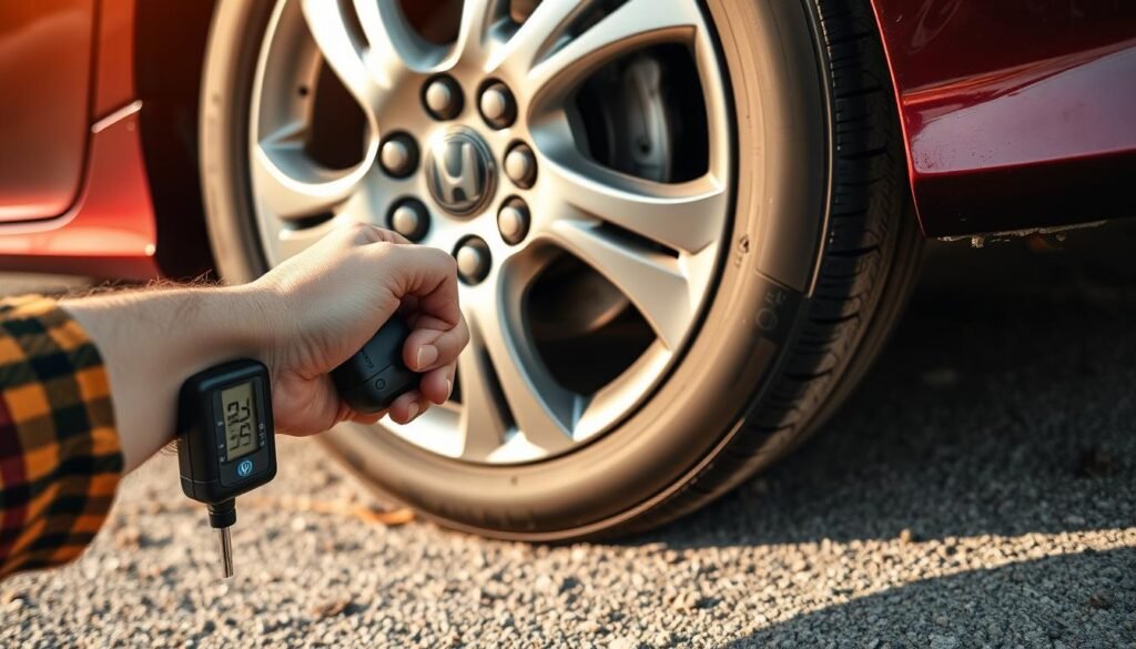 properly check tire pressure
