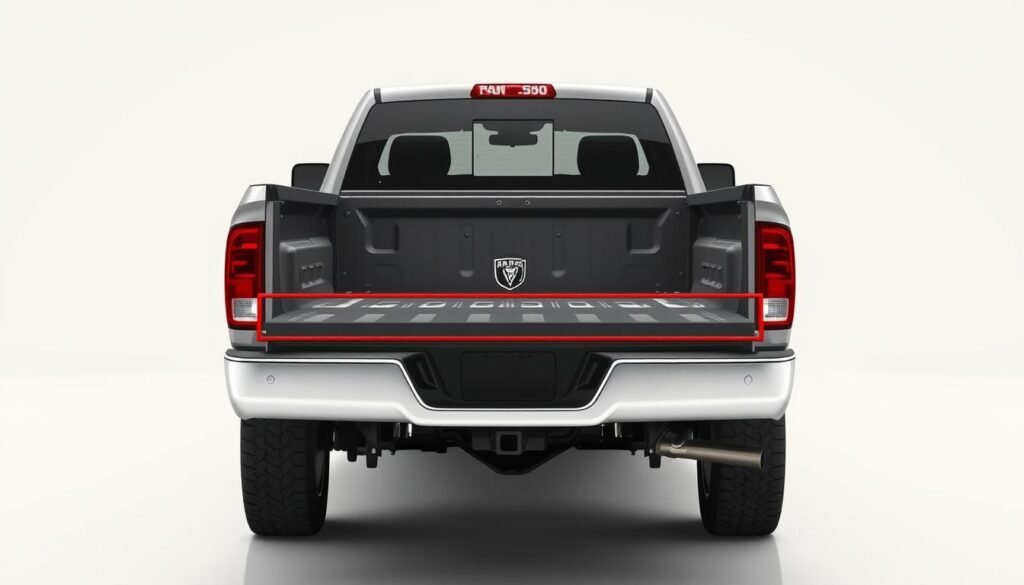 ram 2500 truck bed dimensions