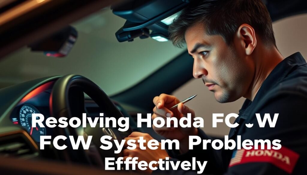 resolving honda fcw system problems