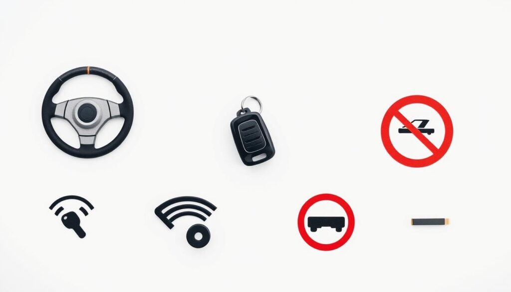 vehicle security symbols