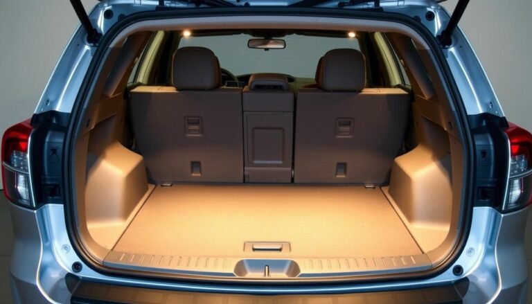 subaru forester trunk dimensions