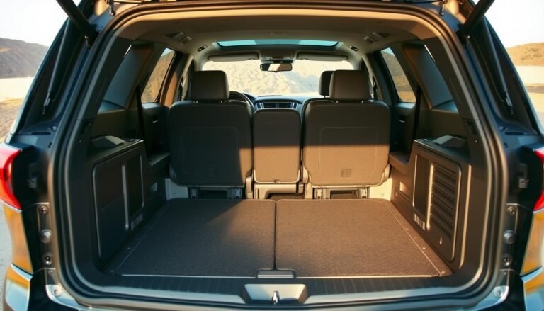 chevy traverse trunk space