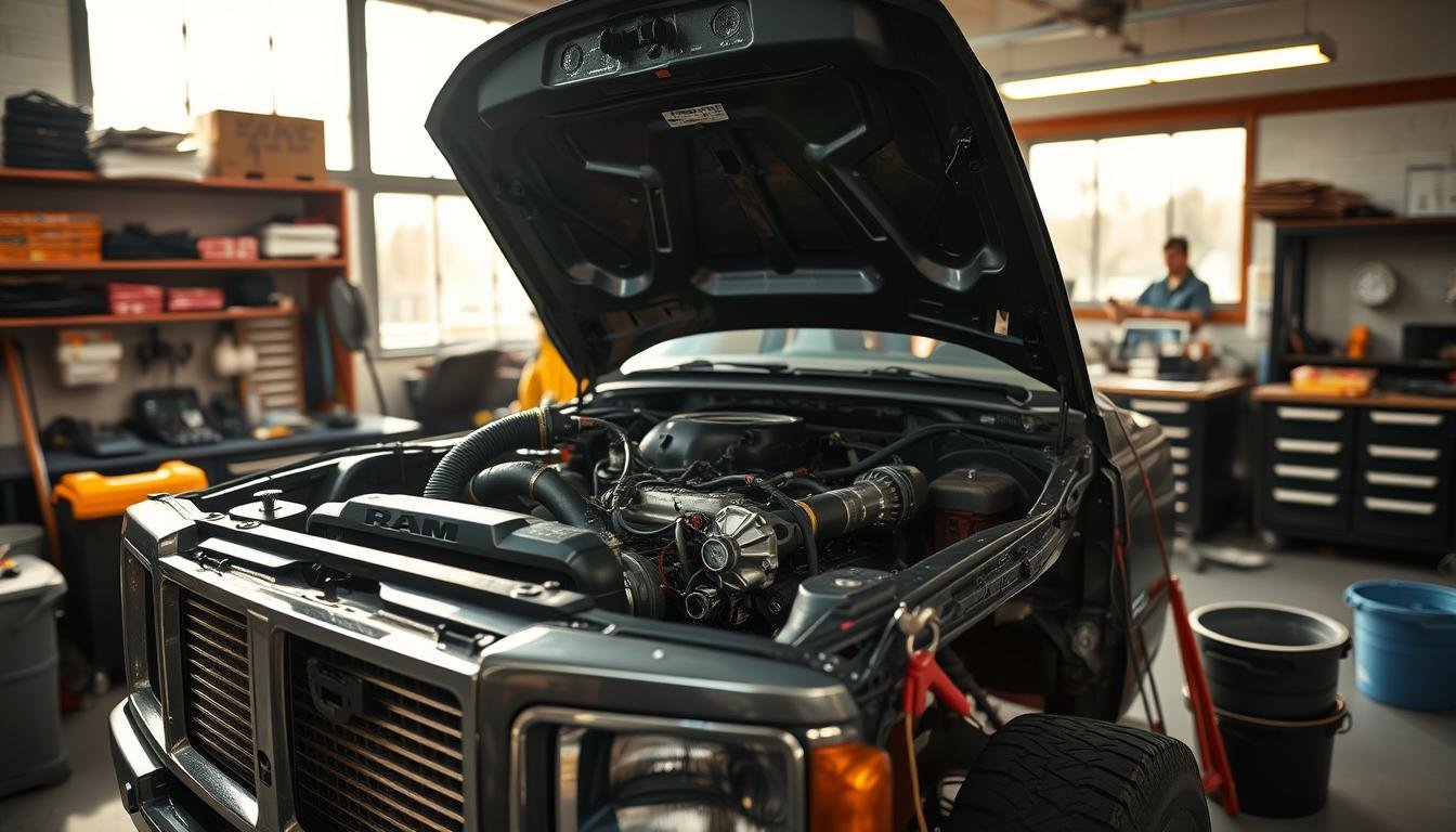 dodge ram won't start but has power