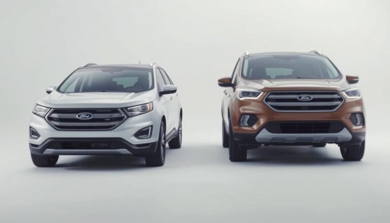 ford edge vs escape size comparison
