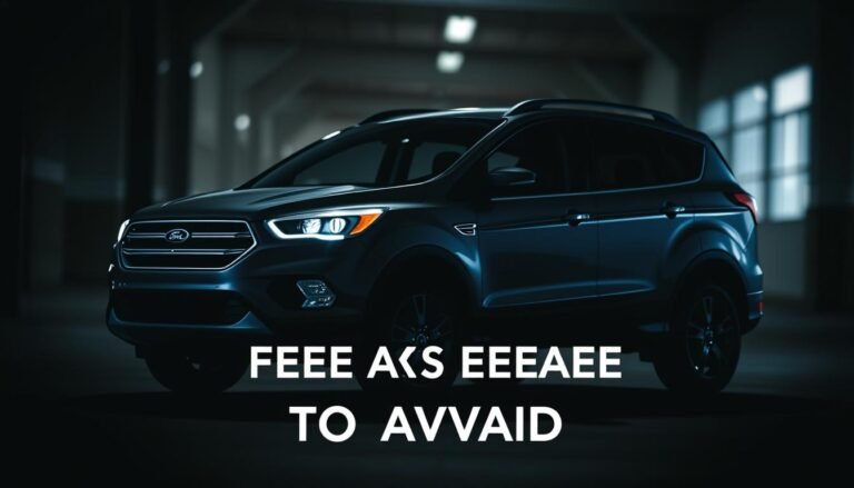 ford escape years to avoid