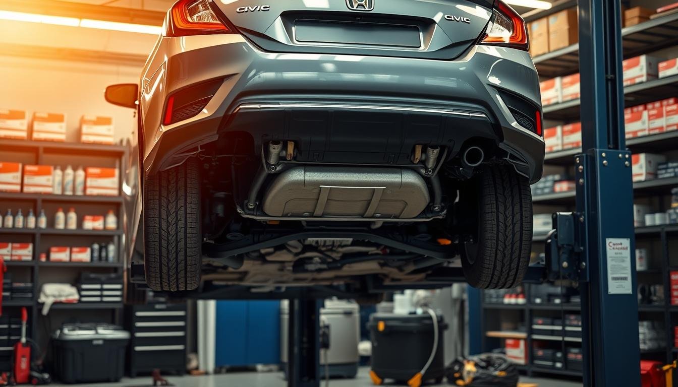 honda civic oil change