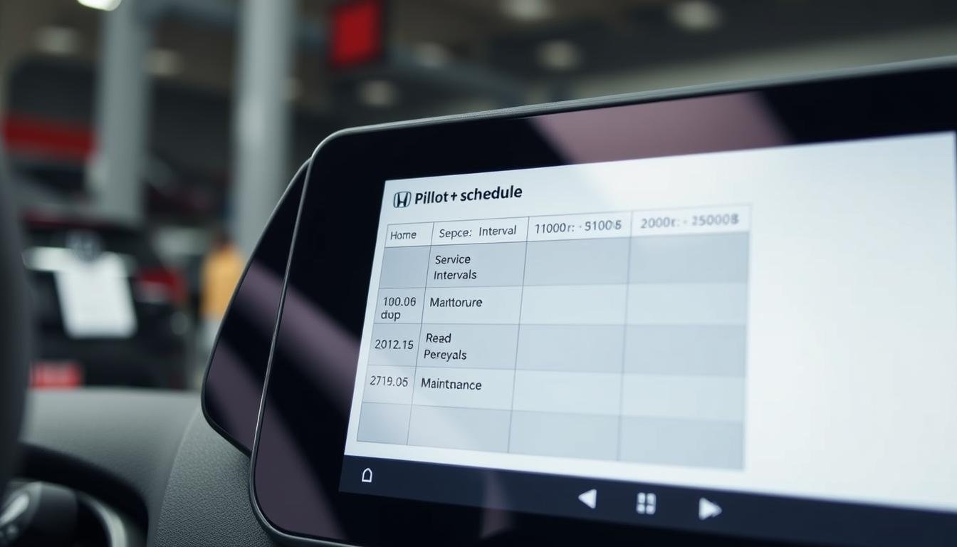 honda pilot maintenance schedule