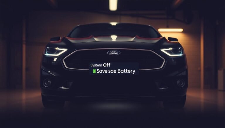 system off to save battery ford