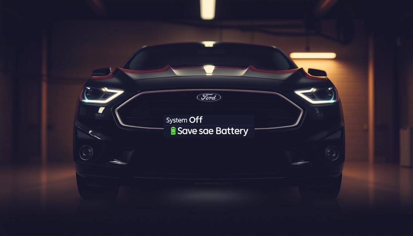 system off to save battery ford