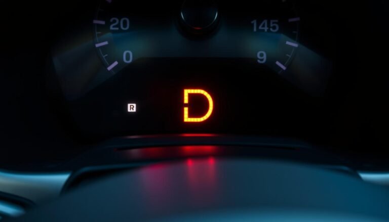 why is the d light blinking on my honda